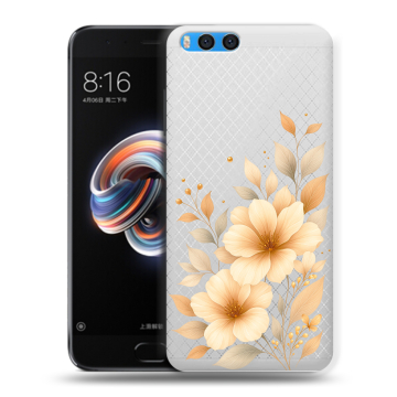 Силиконовый чехол на Xiaomi Mi Note 3 с принтом для девушки