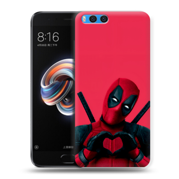 Силиконовый чехол на Xiaomi Mi Note 3 с принтом Дедпул Deadpool Силиконовый чехол на Xiaomi Mi Note 3 с принтом Дедпул Deadpool