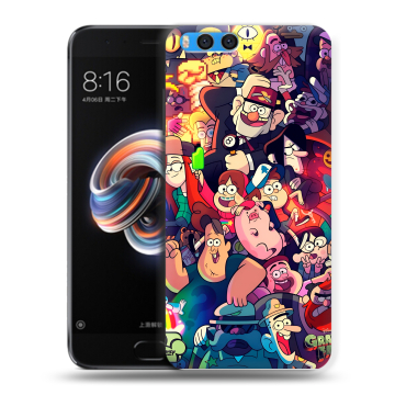 Силиконовый чехол на Xiaomi Mi Note 3 с принтом Gravity Falls Гравити Фолз