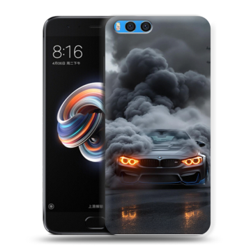Силиконовый чехол на Xiaomi Mi Note 3 с принтом BMW БМВ