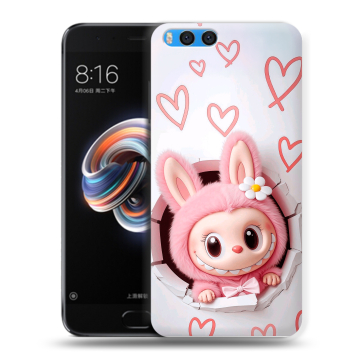 Силиконовый чехол на Xiaomi Mi Note 3 с принтом Labubu Лабубу Силиконовый чехол на Xiaomi Mi Note 3 с принтом Labubu Лабубу