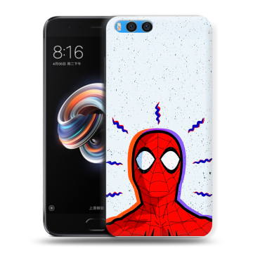 Силиконовый чехол на Xiaomi Mi Note 3 с принтом Spiderman Человек паук