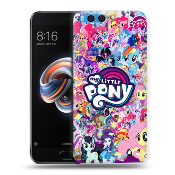 Силиконовый чехол на Xiaomi Mi Note 3 с принтом My little pony Дружба чудо