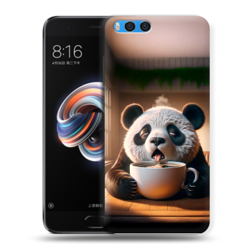 Силиконовый чехол на Xiaomi Mi Note 3 с принтом смешная панда Силиконовый чехол на Xiaomi Mi Note 3 с принтом смешная панда