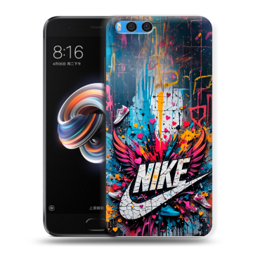 Силиконовый чехол на Xiaomi Mi Note 3 с принтом Nike Найк Силиконовый чехол на Xiaomi Mi Note 3 с принтом Nike Найк