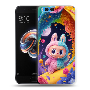 Силиконовый чехол на Xiaomi Mi Note 3 с принтом Labubu Лабубу Силиконовый чехол на Xiaomi Mi Note 3 с принтом Labubu Лабубу