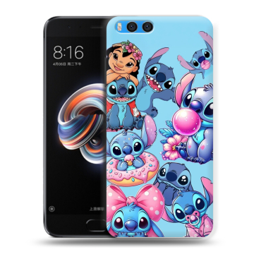 Силиконовый чехол на Xiaomi Mi Note 3 с принтом Лило и Стич Силиконовый чехол на Xiaomi Mi Note 3 с принтом Лило и Стич