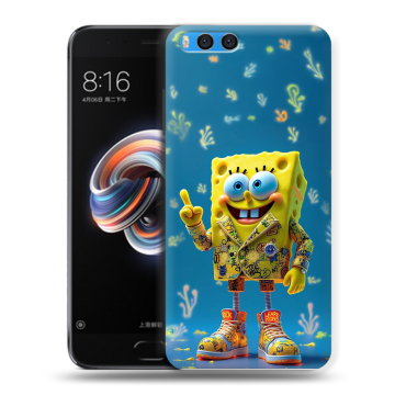 Силиконовый чехол на Xiaomi Mi Note 3 с принтом Спанч боб Спанчбоб Силиконовый чехол на Xiaomi Mi Note 3 с принтом Спанч боб Спанчбоб