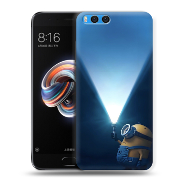 Силиконовый чехол на Xiaomi Mi Note 3 с принтом Миньоны