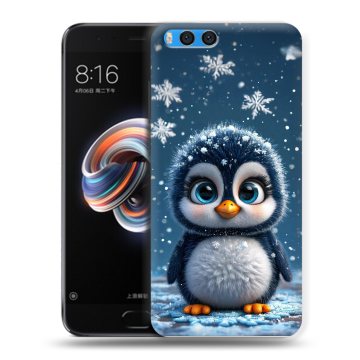 Силиконовый чехол на Xiaomi Mi Note 3 с принтом Новый год