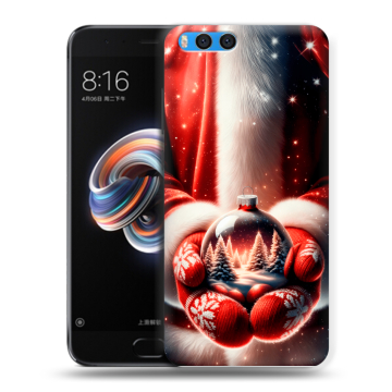 Силиконовый чехол на Xiaomi Mi Note 3 с принтом Новый год