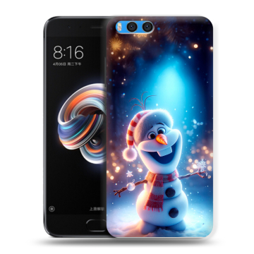 Силиконовый чехол на Xiaomi Mi Note 3 с принтом Новый год