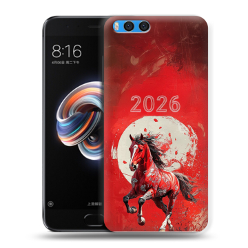 Силиконовый чехол на Xiaomi Mi Note 3 с принтом Новый год