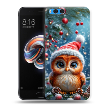Силиконовый чехол на Xiaomi Mi Note 3 с принтом Новый год