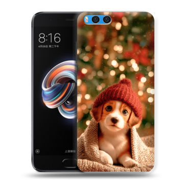 Силиконовый чехол на Xiaomi Mi Note 3 с принтом Новый год