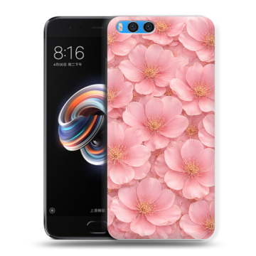 Силиконовый чехол на Xiaomi Mi Note 3 с принтом женский
