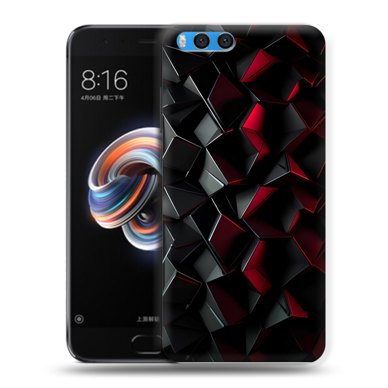 Силиконовый чехол на Xiaomi Mi Note 3 с принтом Абстракция Силиконовый чехол на Xiaomi Mi Note 3 с принтом Абстракция