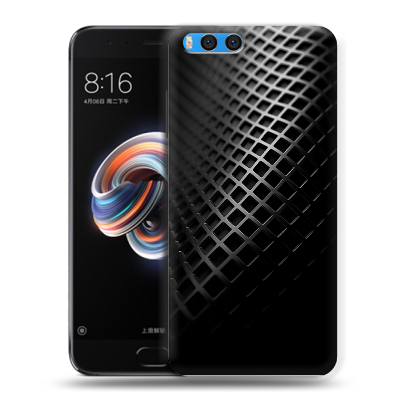 Силиконовый чехол на Xiaomi Mi Note 3 с принтом Текстура металла Силиконовый чехол на Xiaomi Mi Note 3 с принтом Текстура металла