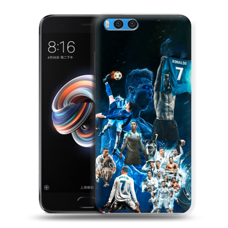 Силиконовый чехол на Xiaomi Mi Note 3 с принтом Реал Роналдо Силиконовый чехол на Xiaomi Mi Note 3 с принтом Реал Роналдо
