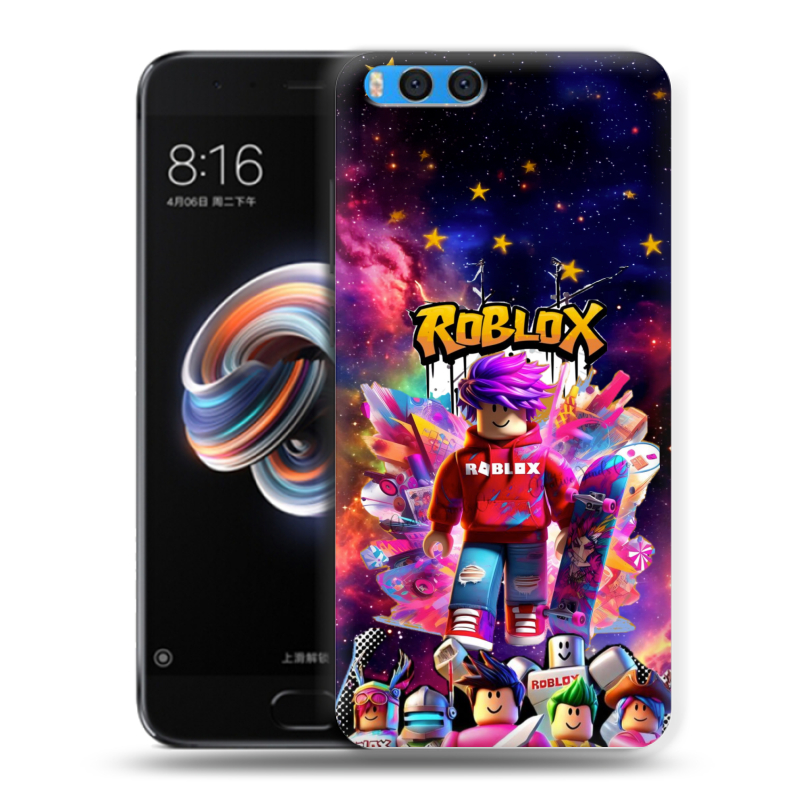 Силиконовый чехол на Xiaomi Mi Note 3 с принтом Roblox Роблокс Силиконовый чехол на Xiaomi Mi Note 3 с принтом Roblox Роблокс