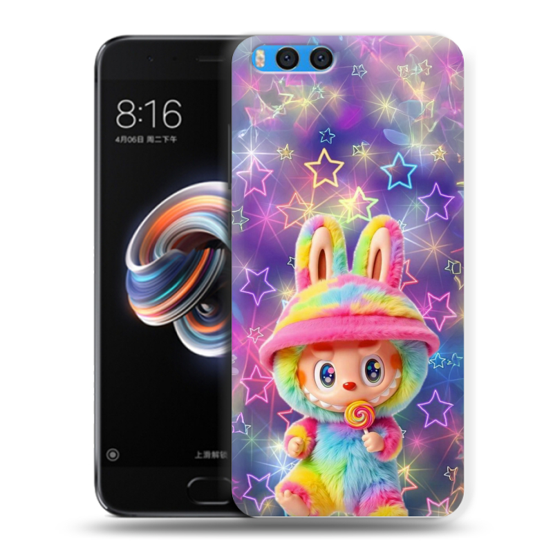 Силиконовый чехол на Xiaomi Mi Note 3 с принтом Labubu Лабубу Силиконовый чехол на Xiaomi Mi Note 3 с принтом Labubu Лабубу