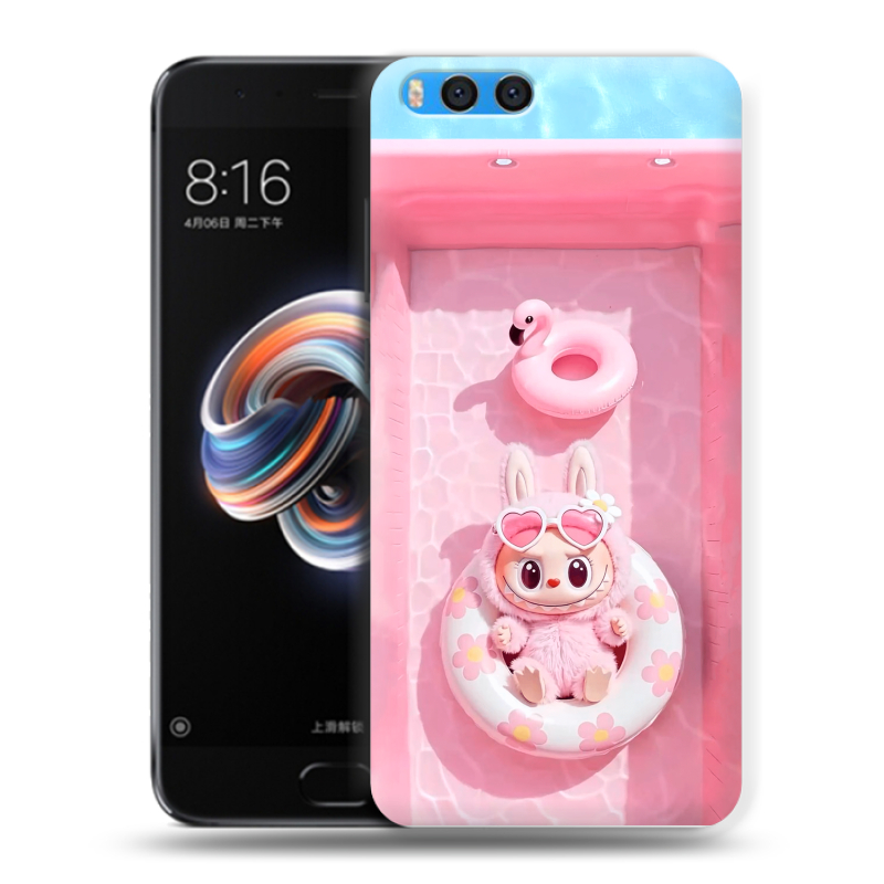 Силиконовый чехол на Xiaomi Mi Note 3 с принтом Labubu Лабубу Силиконовый чехол на Xiaomi Mi Note 3 с принтом Labubu Лабубу