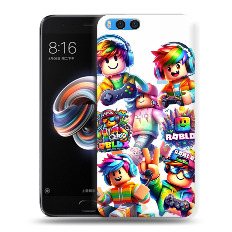 Силиконовый чехол на Xiaomi Mi Note 3 с принтом Roblox Роблокс Силиконовый чехол на Xiaomi Mi Note 3 с принтом Roblox Роблокс