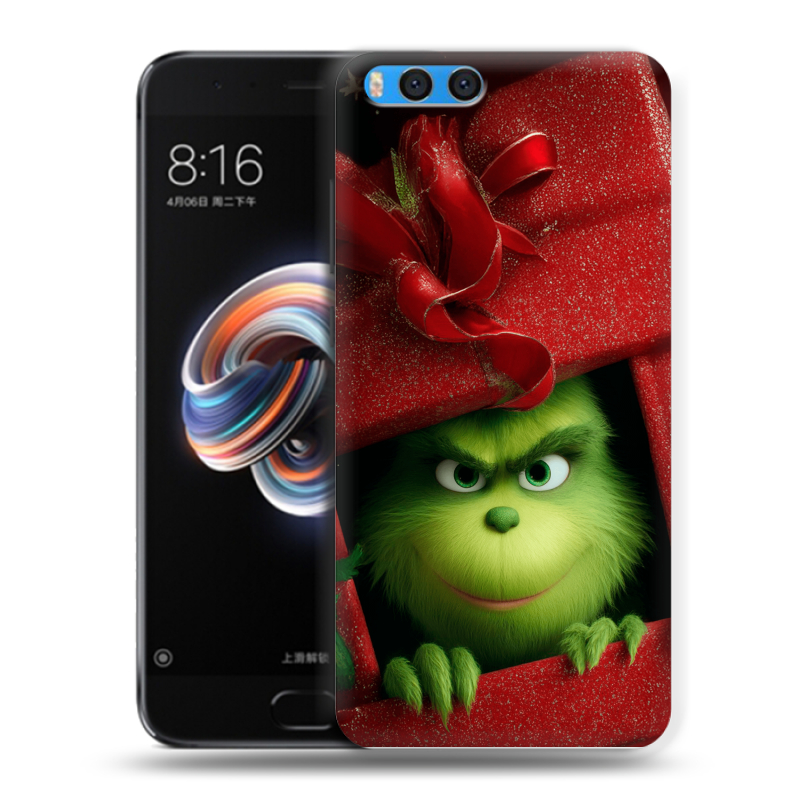 Силиконовый чехол на Xiaomi Mi Note 3 с принтом Новый год Силиконовый чехол на Xiaomi Mi Note 3 с принтом Новый год