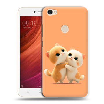 Силиконовый чехол на Xiaomi RedMi Note 5A Pro с принтом Милые котики Силиконовый чехол на Xiaomi RedMi Note 5A Pro с принтом Милые котики