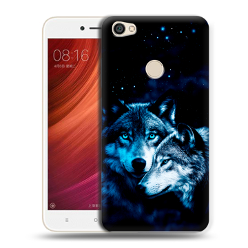 Силиконовый чехол на Xiaomi RedMi Note 5A Pro с принтом Волки