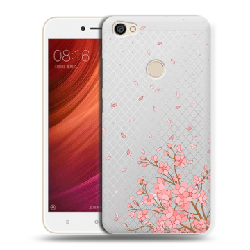 Силиконовый чехол на Xiaomi RedMi Note 5A Pro с принтом Ветка сакуры Силиконовый чехол на Xiaomi RedMi Note 5A Pro с принтом Ветка сакуры