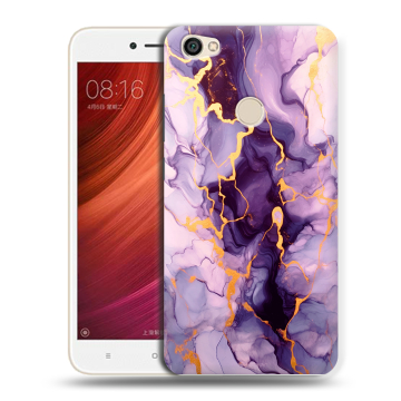 Силиконовый чехол на Xiaomi RedMi Note 5A Pro с принтом Мрамор Силиконовый чехол на Xiaomi RedMi Note 5A Pro с принтом Мрамор