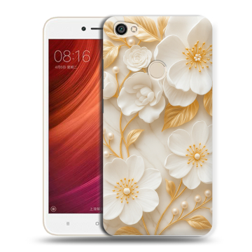 Силиконовый чехол на Xiaomi RedMi Note 5A Pro с принтом Цветы Силиконовый чехол на Xiaomi RedMi Note 5A Pro с принтом Цветы