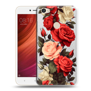 Силиконовый чехол на Xiaomi RedMi Note 5A Pro с принтом Розы Силиконовый чехол на Xiaomi RedMi Note 5A Pro с принтом Розы