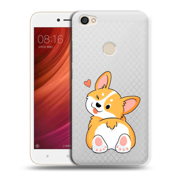 Силиконовый чехол на Xiaomi RedMi Note 5A Pro с принтом Корги Силиконовый чехол на Xiaomi RedMi Note 5A Pro с принтом Корги