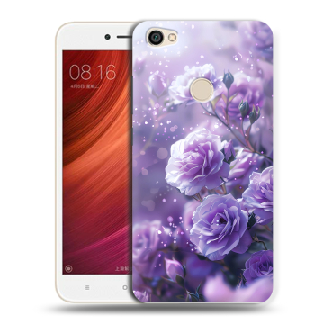 Силиконовый чехол на Xiaomi RedMi Note 5A Pro с принтом Розы цветы