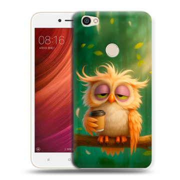 Силиконовый чехол на Xiaomi RedMi Note 5A Pro с принтом сова Силиконовый чехол на Xiaomi RedMi Note 5A Pro с принтом сова