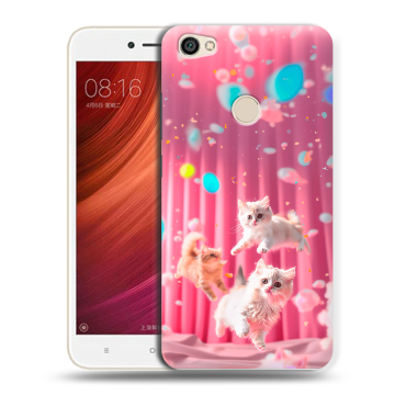 Силиконовый чехол на Xiaomi RedMi Note 5A Pro с принтом милые котики Силиконовый чехол на Xiaomi RedMi Note 5A Pro с принтом милые котики