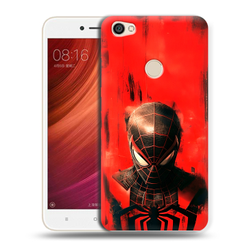Силиконовый чехол на Xiaomi RedMi Note 5A Pro с принтом человек паук spiderman Силиконовый чехол на Xiaomi RedMi Note 5A Pro с принтом человек паук spiderman