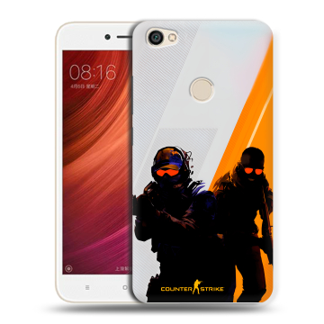 Силиконовый чехол на Xiaomi RedMi Note 5A Pro с принтом Контер страйк Counter strike