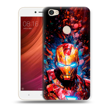 Силиконовый чехол на Xiaomi RedMi Note 5A Pro с принтом Железный человек Ironman Силиконовый чехол на Xiaomi RedMi Note 5A Pro с принтом Железный человек Ironman