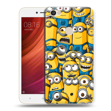 Силиконовый чехол на Xiaomi RedMi Note 5A Pro с принтом Миньоны Силиконовый чехол на Xiaomi RedMi Note 5A Pro с принтом Миньоны