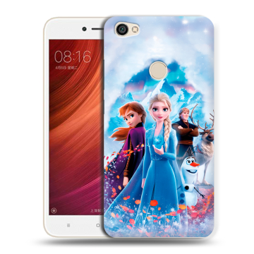 Силиконовый чехол на Xiaomi RedMi Note 5A Pro с принтом Холодное сердце Frozen Силиконовый чехол на Xiaomi RedMi Note 5A Pro с принтом Холодное сердце Frozen