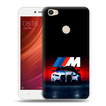 Силиконовый чехол на Xiaomi RedMi Note 5A Pro с принтом БМВ BMW