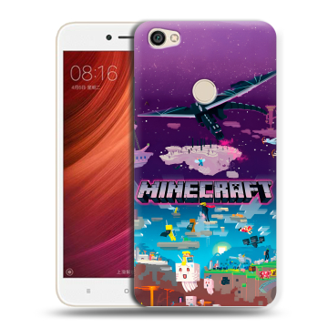 Силиконовый чехол на Xiaomi RedMi Note 5A Pro с принтом Майнкрафт Minecraft Силиконовый чехол на Xiaomi RedMi Note 5A Pro с принтом Майнкрафт Minecraft