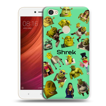 Силиконовый чехол на Xiaomi RedMi Note 5A Pro с принтом Шрек Shrek