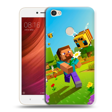 Силиконовый чехол на Xiaomi RedMi Note 5A Pro с принтом Майнкрафт Minecraft Силиконовый чехол на Xiaomi RedMi Note 5A Pro с принтом Майнкрафт Minecraft