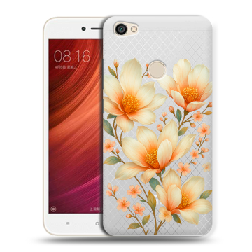 Силиконовый чехол на Xiaomi RedMi Note 5A Pro с принтом Цветы