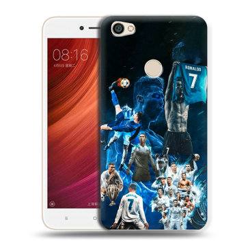 Силиконовый чехол на Xiaomi RedMi Note 5A Pro с принтом Реал Роналдо