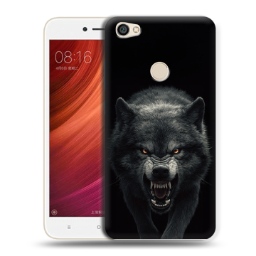 Силиконовый чехол на Xiaomi RedMi Note 5A Pro с принтом Волк Силиконовый чехол на Xiaomi RedMi Note 5A Pro с принтом Волк